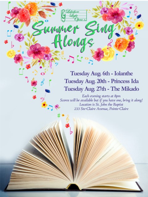 Summer sing alongs 2019